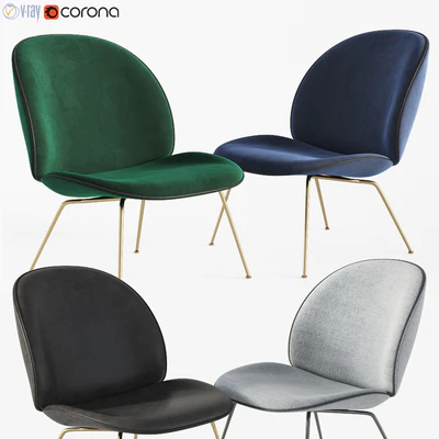 Beetle Lounge Chair Gubi — Ver 1