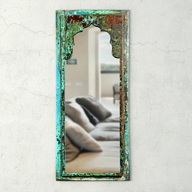 Vintage Wood Moorish Mirror — Descargar