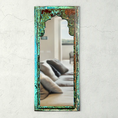 Vintage Wood Moorish Mirror — Ver 1