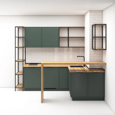 Small kitchen in studio apartment 02 — Ver 4