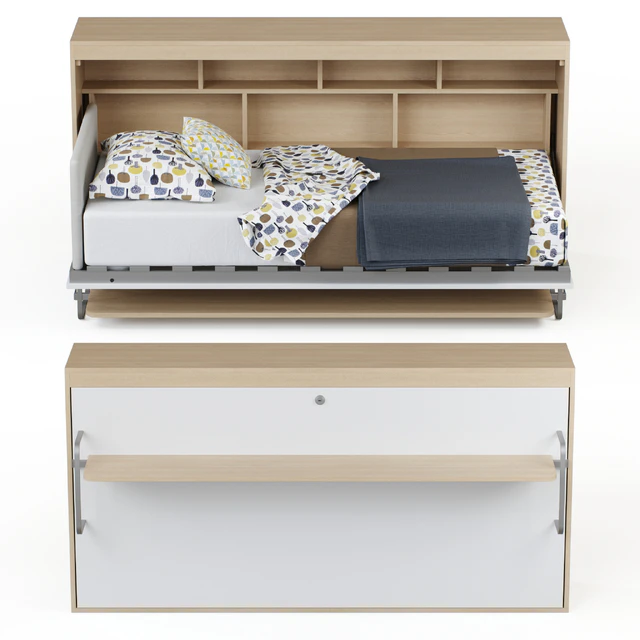 Guter Mobel - Transformer bed wardrobe with Standart table — Descargar