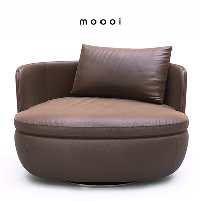 Moooi Bart Swivel leather — Ver 1