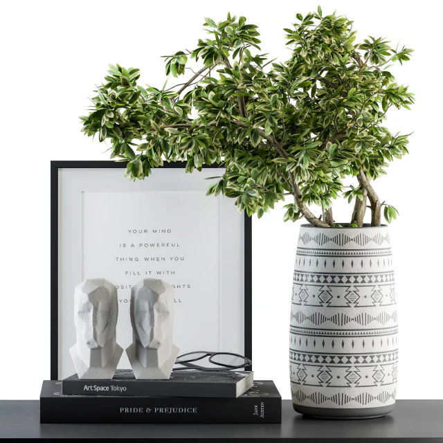 Decorative Set Green Bouquet - Set 45 — Скачать