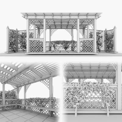 Wooden arbor — Ver 3
