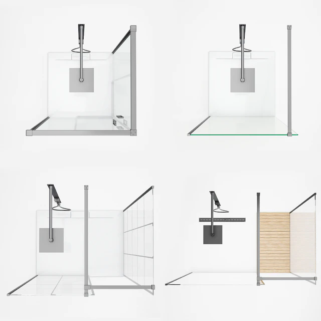 Set of shower cabins Radaway set 46 — Descargar