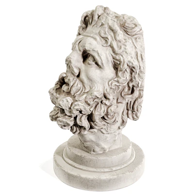 Giant's head bust sculpture — Ver 4