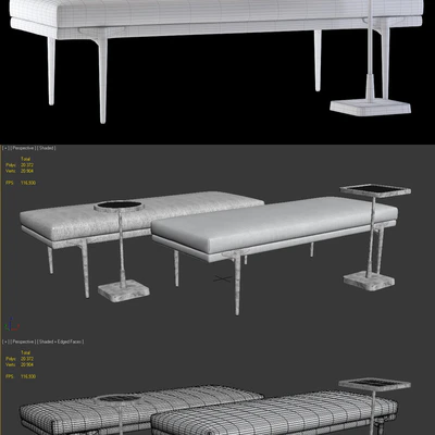 Arteriors Andrea Benches and Kaela Tables — Ver 3