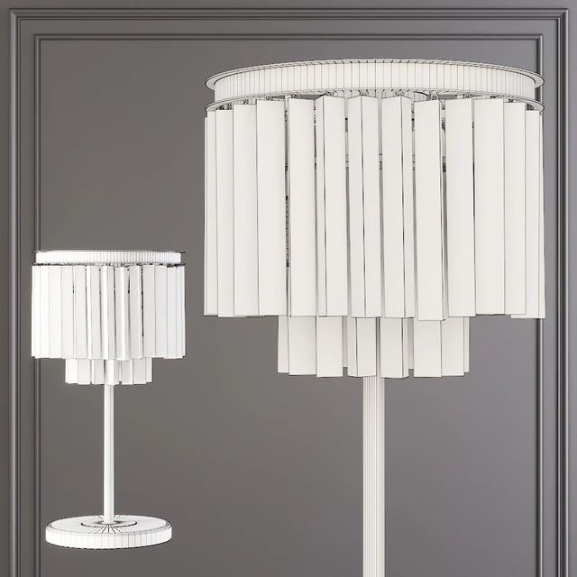 Restoration Hardware 1920S ODEON SMOKE GLASS TABLE LAMP 2-TIER Nickel — Descargar