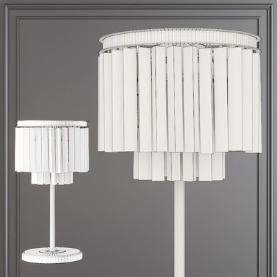 Restoration Hardware 1920S ODEON SMOKE GLASS TABLE LAMP 2-TIER Nickel — Ver 2
