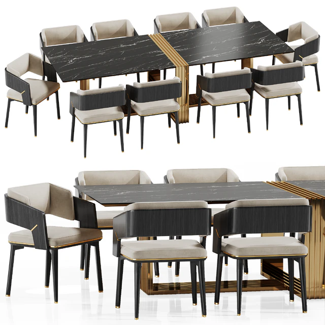 Luxxu dining set — Скачать