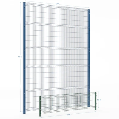 Metal fence 3D — Ver 5