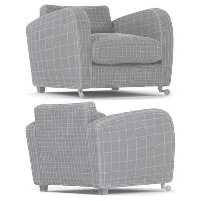 Armchair Baxter Charmine Longe Armchair — Ver 2