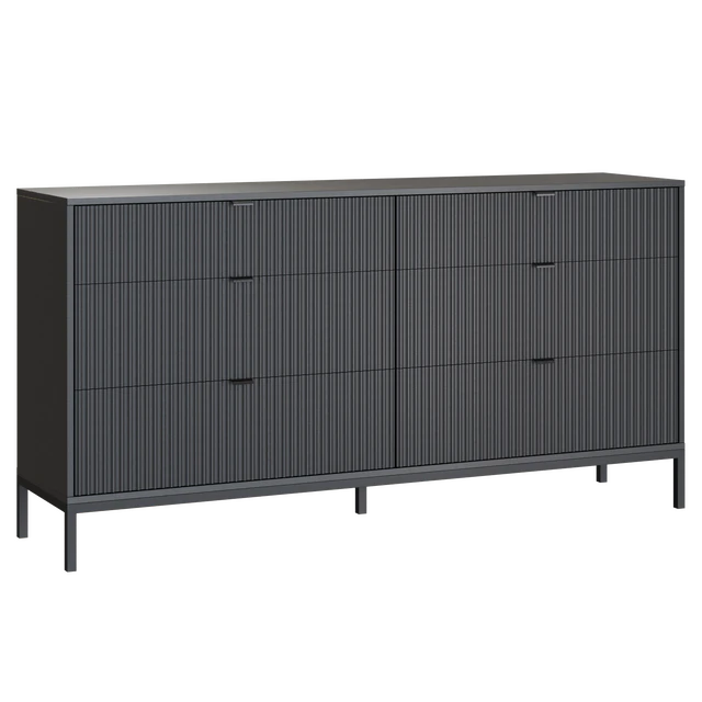 Set set of TV Stand, Bedside Table, Travis-1 Stand and Travis-2 Chest of Drawers — Descargar