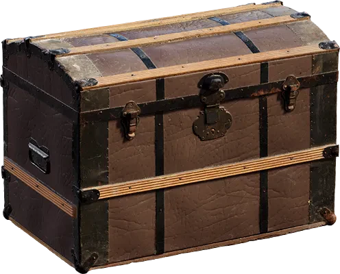leather wooden chest 001 — Скачать