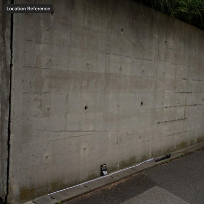 bubbled panel with tie holes concrete wall texture — Ver 4