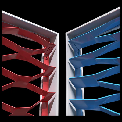 Expanded metal stainless (2 variety) — Вид 2