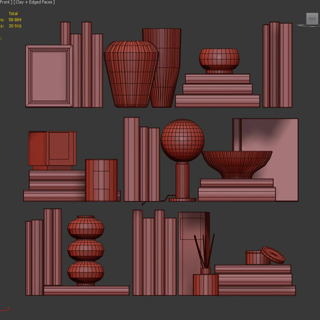 Decor shelf set 16 — Скачать