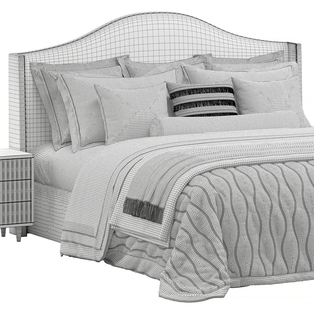 Hampton Headboard Bed — Descargar