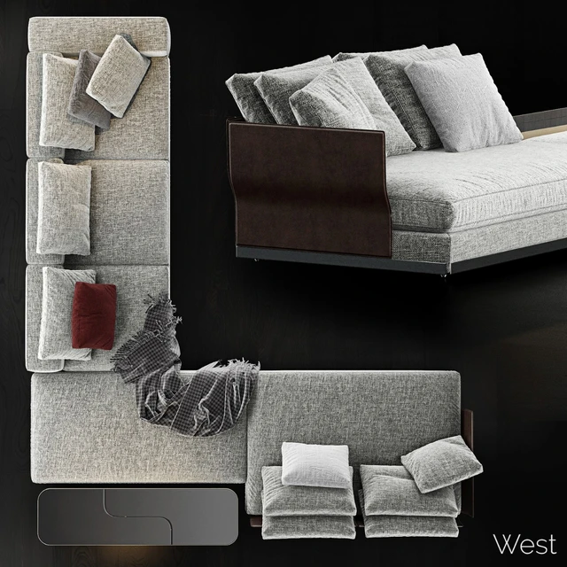 Minotti West Sofa 1 — Descargar