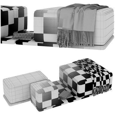 Set of poufs "Coast" — Ver 3