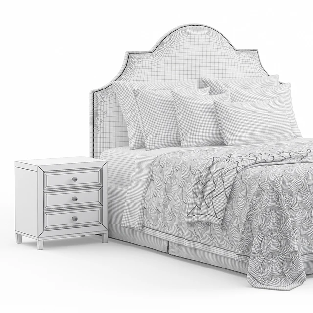 Sedgefield Headboard Upholstered Bed — Скачать