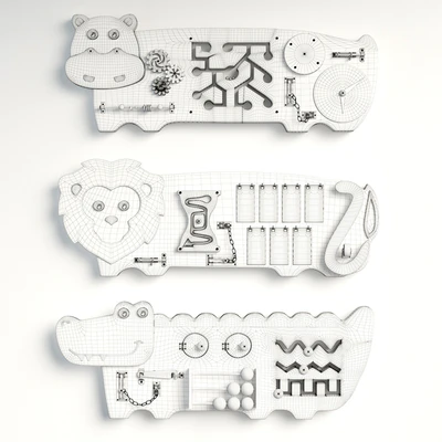 Busyboard african animals — Ver 2