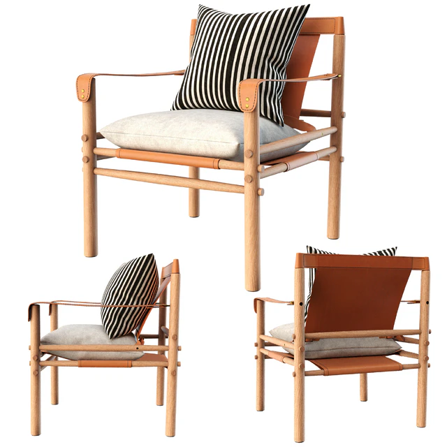 The Byron Leather Armchair — Скачать