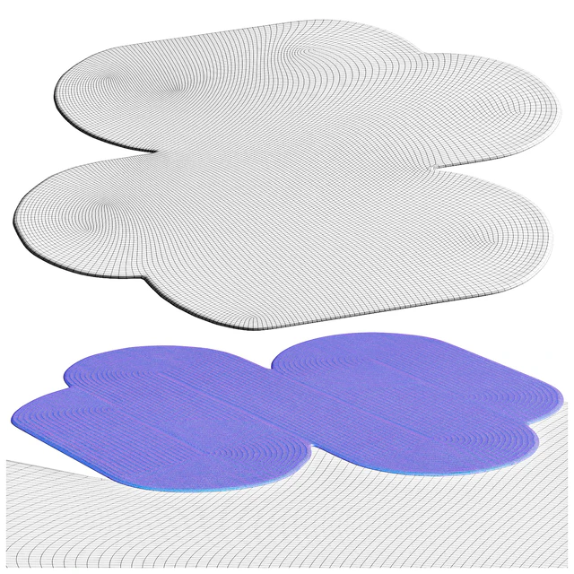 Hand Knotted Loop Rug by Hatsu — Скачать