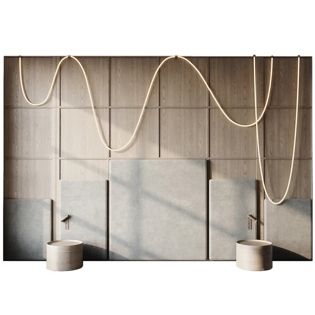 Headboard 3d Wall Panel 21 — Скачать