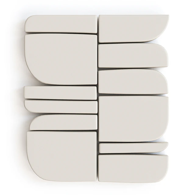 Panel Andrew Zimmerman Harmonia White — Descargar