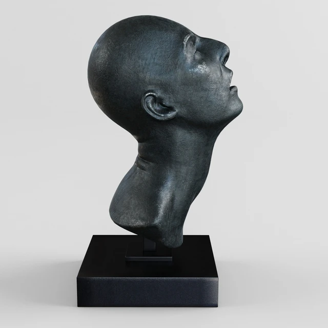 Lotta Blokker head sculpture — Скачать