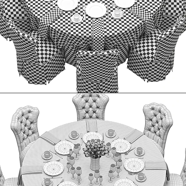 HORCHOW Allison Tufted Vanity Chair — Descargar