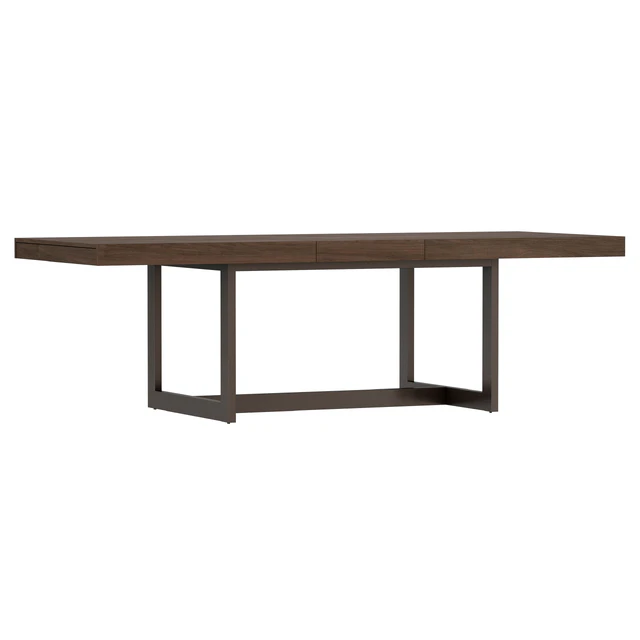Обеденный стол Archive Extension Storage Dining Table Open (Crate and Barrel) — Скачать