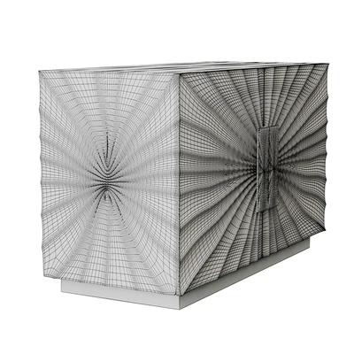 globalviews Pleated 2Door Cabinet — Ver 2