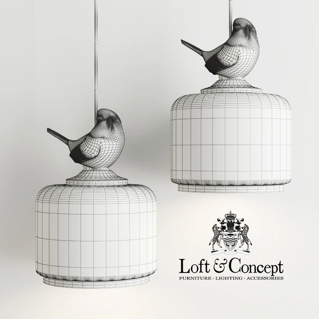 Hanging lamp provence bird pendant — Descargar