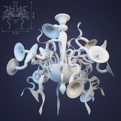 Chandelier Lightstar Ricciolo — Ver 2