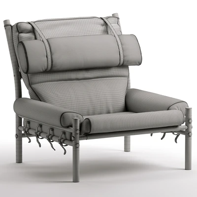 Scandinavian Modern Arne Norell Leather Inca Lounge Chair — Вид 5