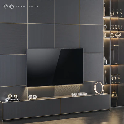 TV Wall Set 18 — Ver 3