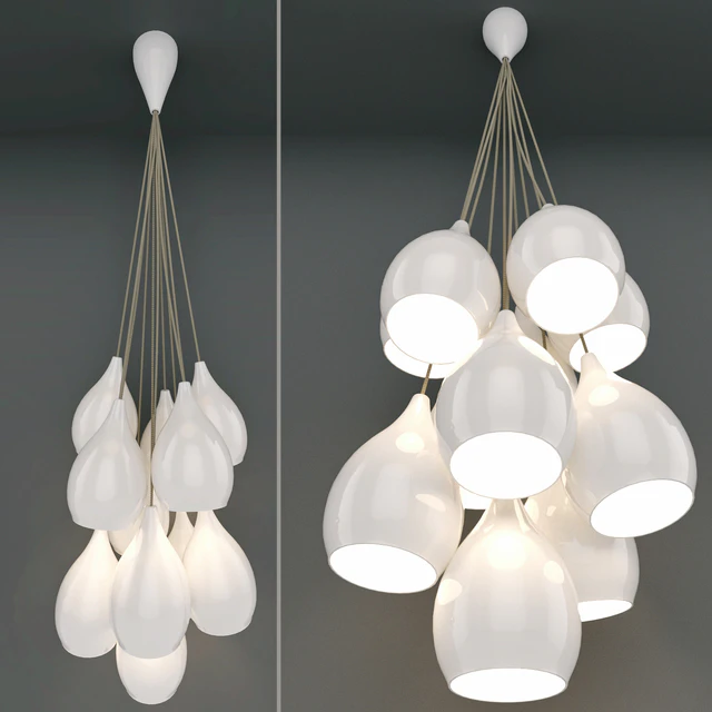 BTC Original Drop One Grouping Of Eleven Pendant Light — Descargar