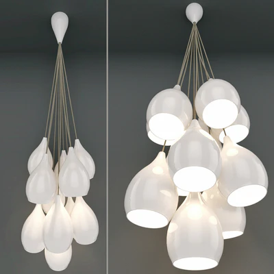 BTC Original Drop One Grouping Of Eleven Pendant Light — Ver 2