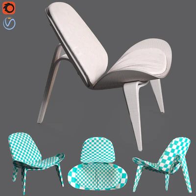 smile shell chair — Ver 4
