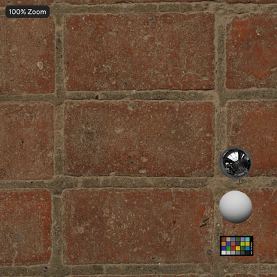 dusty worn brick floor texture — Вид 4