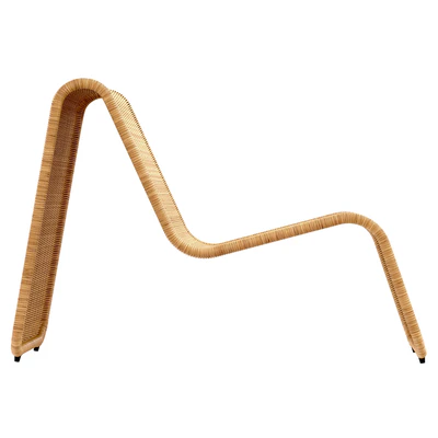 Tito Agnoli P3 lounge chair in cane Bonacina Italy — Ver 4