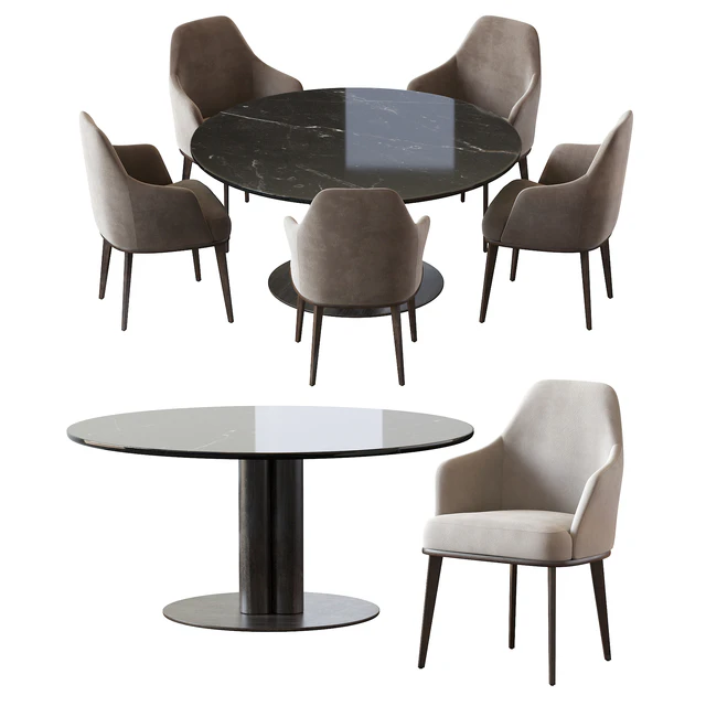 Chair Liam and Goya Arflex Table — Скачать