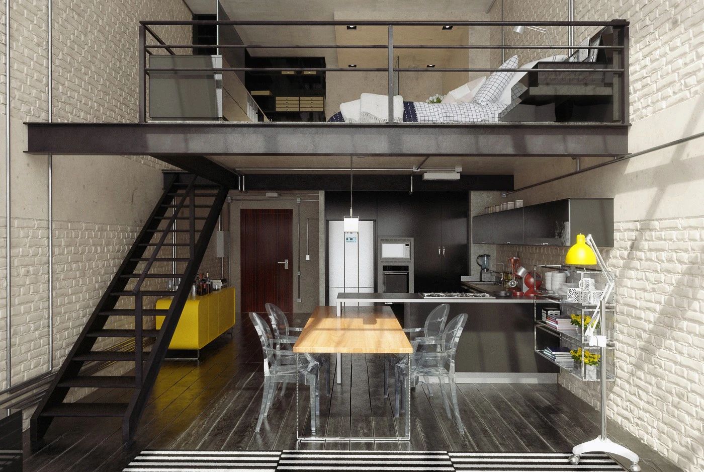 industrial loft scenes 008 — Скачать