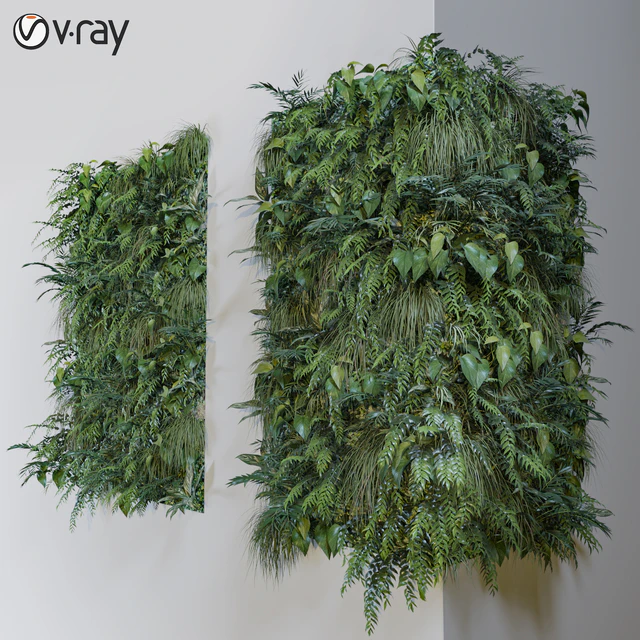 Green wall + corner — Descargar