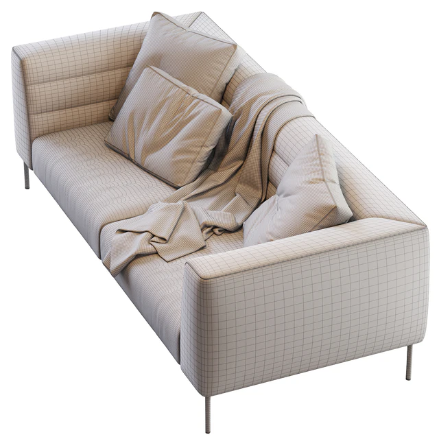 Sofa BOTERO Zanotta Leather — Descargar