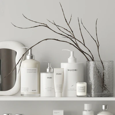 Shelves with cosmetics and bathroom decor - 4 — Ver 4