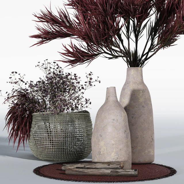Wine colored decorative set — Descargar