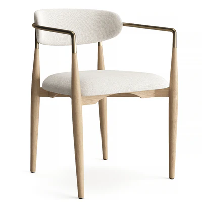 RH Mulholland Stone Rectangular Dining Table — Ver 4
